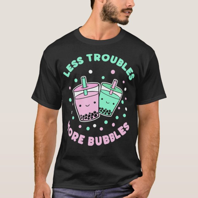 Boba Milk Tea Bubble Tee Geschenk für den blühende (Vorderseite)