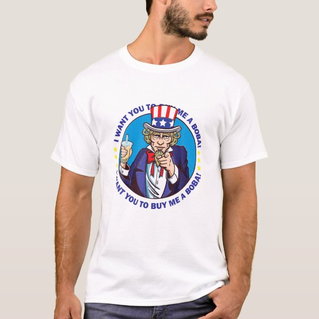 Boba Milk Tee Bubble Meme Joke (Vorderseite)