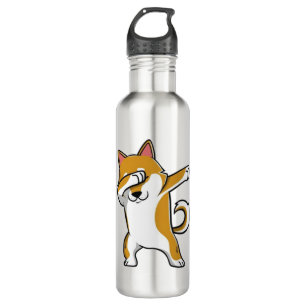 Boba Shiba Boba Shiba Boba Shiba Edelstahlflasche