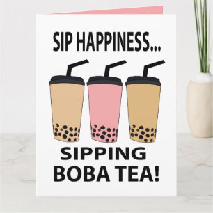 Boba Tea Bubble Tea Boba Tea Karte