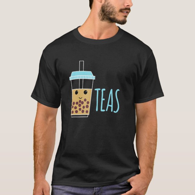 Boba Tea Bubble Tea Partnerlook Tees (Vorderseite)