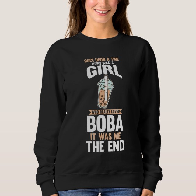 Boba Tea Bubble Tea Sweatshirt (Vorderseite)