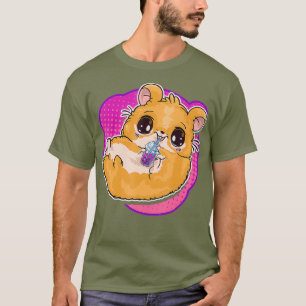 Boba Tea Bubble Tee Niedlich Kawaii Hamster Gesche