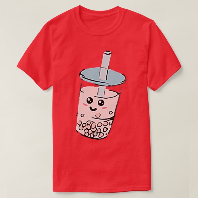Boba Tea, Bubble Tee - Niedlicher Kawaii Milk Tee  (Design vorne)