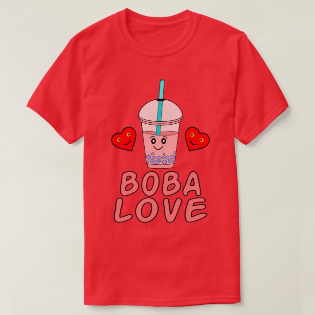 Boba Tea I Liebe Boba Bubble Tee (Design vorne)