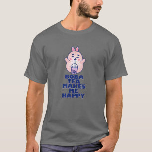 Boba Tea macht mich glücklich, Niedlichen Milchtee T-Shirt