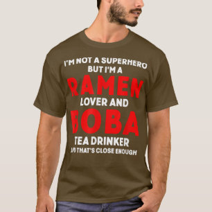 Boba Tea Ramen Niedlich Kawaii Bubble Milk Tea 245 T-Shirt