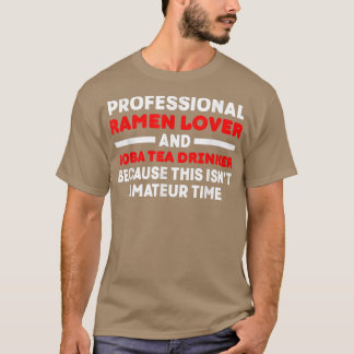 Boba Tea Ramen Niedlich Kawaii Bubble Milk Tea 247 T-Shirt
