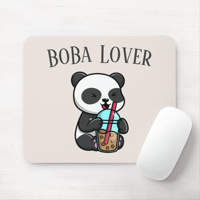 Boba Tee, Blubble Milch Tee Mousepad (Mit Mouse)