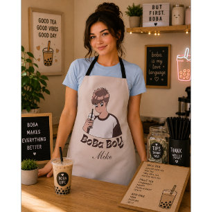 Boba-Tee Bubble Tea Schürze