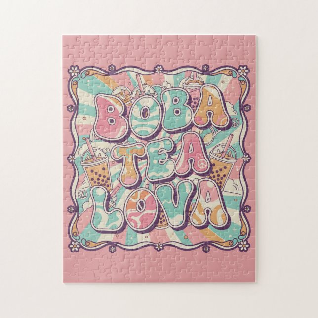 Boba-Tee-Liebhaberin (Vertikal)