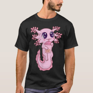 Boba Tee T Shirt Girls, Kawaii Anime