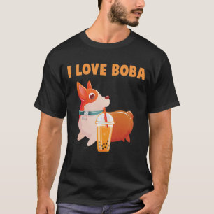 Boba Welsh Corgi Pembroke Bubble Tee Kawaii Hund