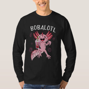 Bobalotl Axolotl Niedlicher Axolotl trinken Boba T T-Shirt