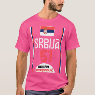 Boban Marjanovic Retro Serbien Euro Basketball Fan T-Shirt