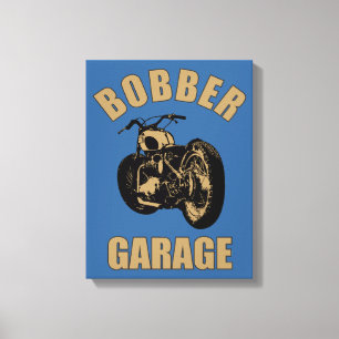 Bobber Garage Leinwanddruck