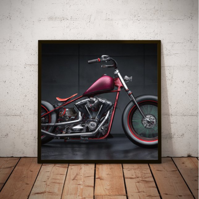 Bobber Motorrad Poster (Von Creator hochgeladen)