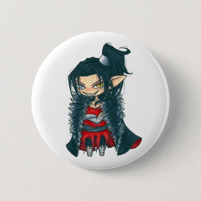 BobbleHead Crenen Knopf Button (Vorderseite)