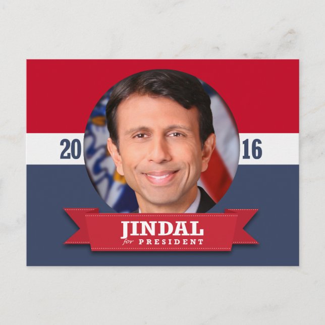 BOBBY JINDAL 2016 POSTKARTE (Vorderseite)