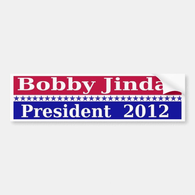 Bobby Jindal für Präsidenten Autoaufkleber 2012 (Vorne)