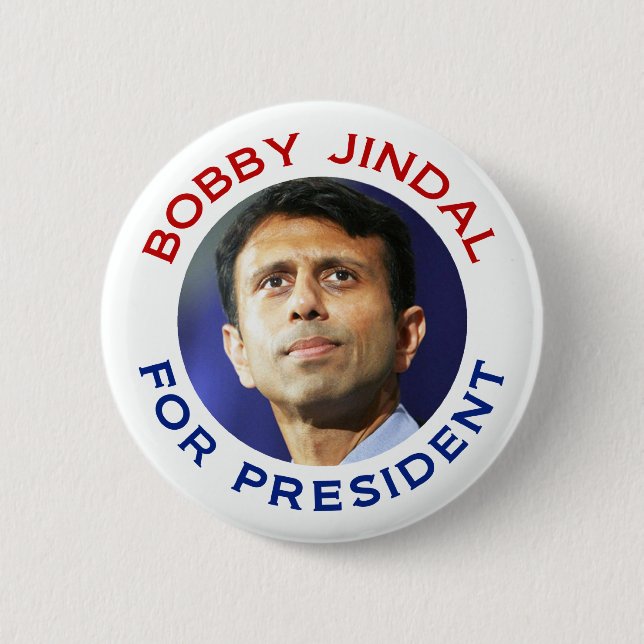 Bobby Jindal für Präsidenten Button (Vorderseite)
