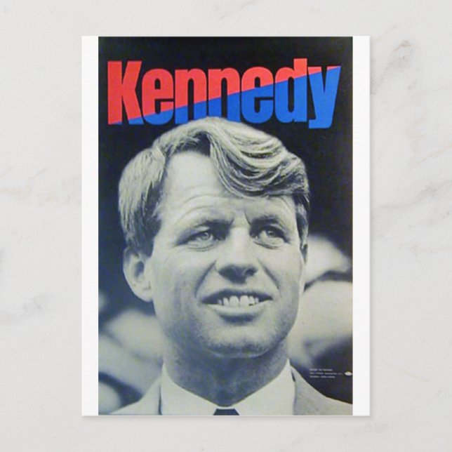Bobby Kennedy '68 Postkarte (Vorderseite)