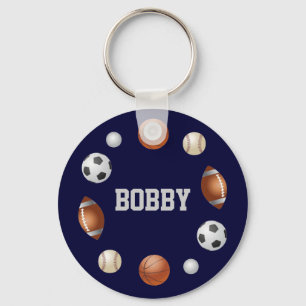 Bobby World of Sports Name Schlüsselanhänger - N