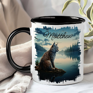 Bobcat am See Sunrise Wilderness  Tasse