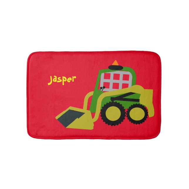 Bobcat Bagger Badematte (Vorderseite)