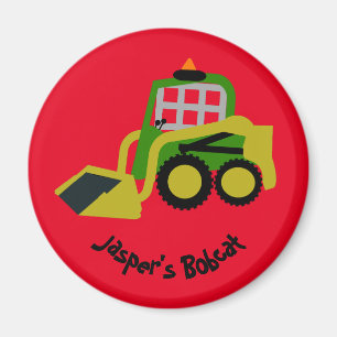 Bobcat Bagger Magnet