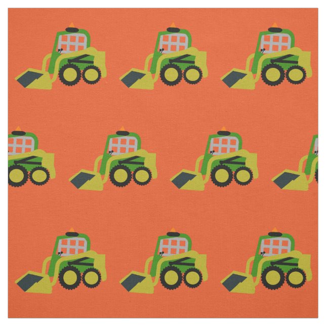 Bobcat Bagger Stoff (Muster)