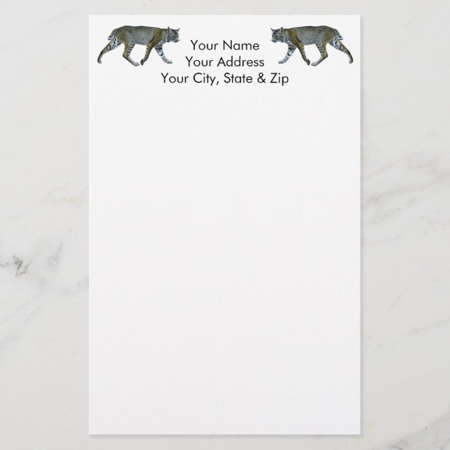 Bobcat Briefpapier (Vorderseite)