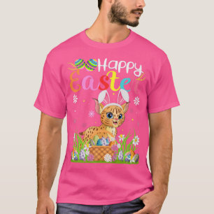 Bobcat Bunny Egg Jagd Gewitter Bobcat Happy Osterf T-Shirt