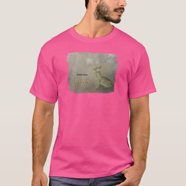 Bobcat Cedar Falls Iowa T-Shirt (Vorderseite)