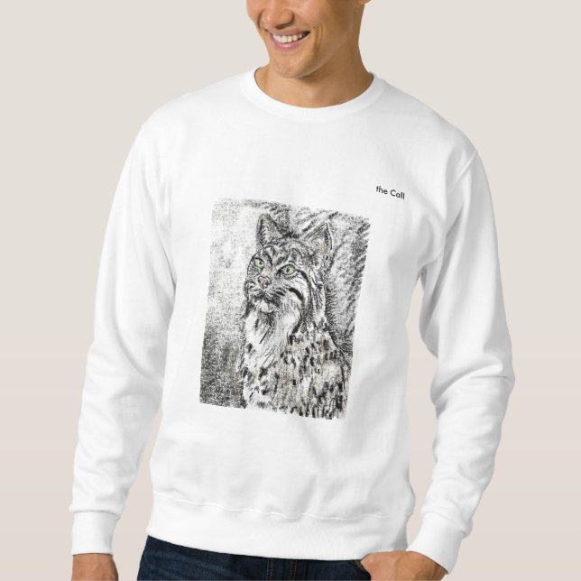 bobcat_cell, der Anruf Sweatshirt (Vorderseite)