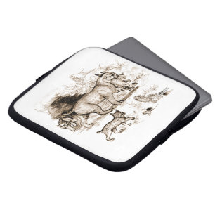 Bobcat Familie Laptopschutzhülle