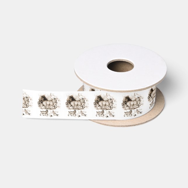 Bobcat Familie Satinband (Spule)