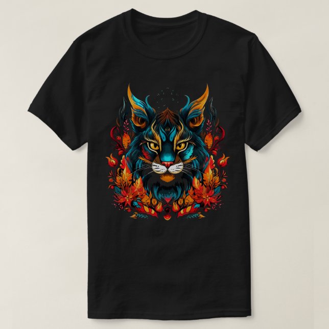 Bobcat Halloween T-Shirt (Design vorne)