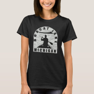 Bobcat Lake Canoeing Michigan T-Shirt