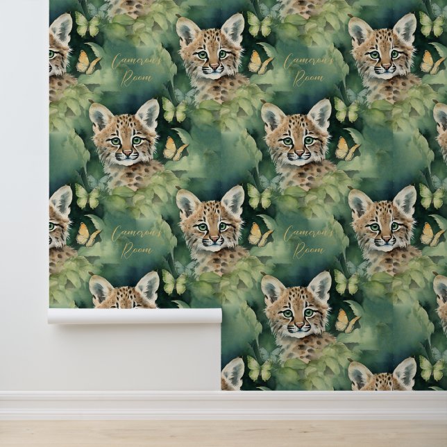 Bobcat Niedliches Tier Personalisiert Tapete (Anwendung)