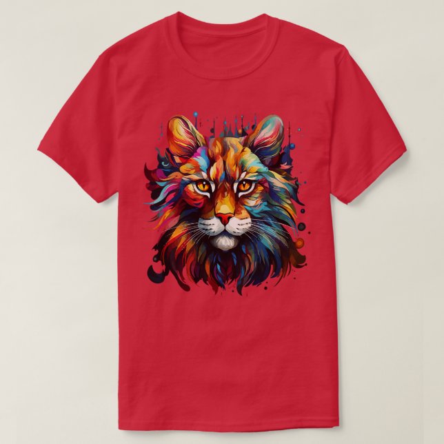Bobcat Rainbow T-Shirt (Design vorne)
