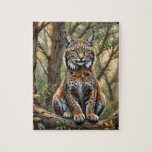 Bobcat Realism Jigsaw Puzzle