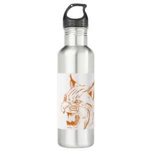 Bobcat Wildlife Feline Cat Wild Cat Animal Tiger Edelstahlflasche