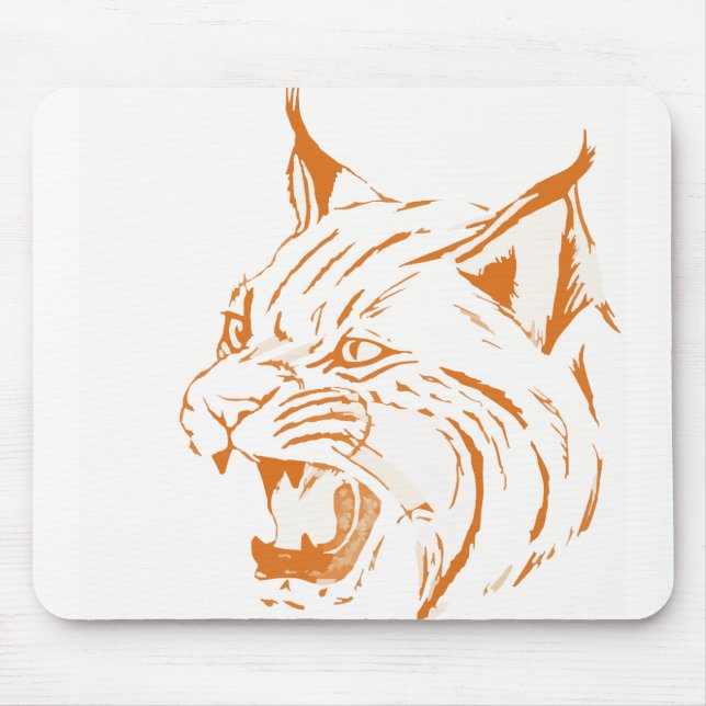 Bobcat Wildlife Feline Cat Wild Cat Animal Tiger Mousepad (Vorne)