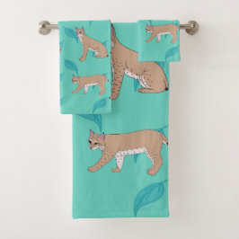 Bobcats Badhandtuch Set