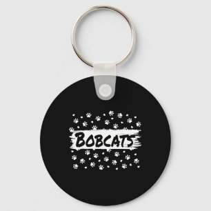 Bobcats Maskottchen Schulgeist Männer Frauen Leopa Schlüsselanhänger