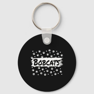 Bobcats Maskottchen Schulgeist Männer Frauen Leopa Schlüsselanhänger