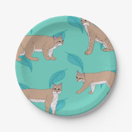 Bobcats Pappteller