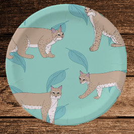 Bobcats Pappteller