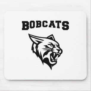 Bobcats Sport mit Mascot Aufkleber Mousepad